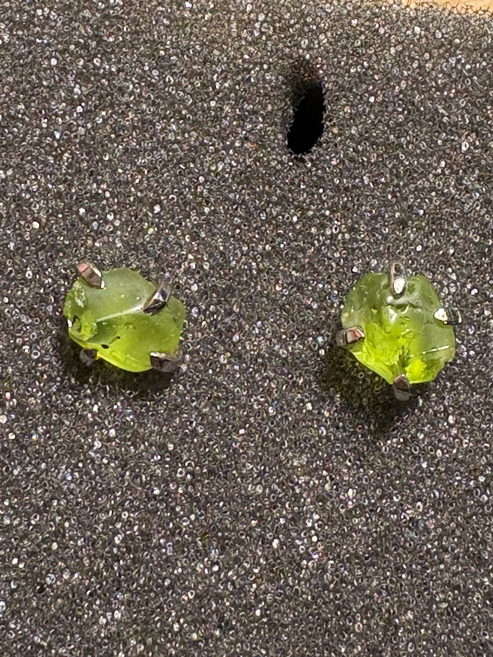Peridot Studs